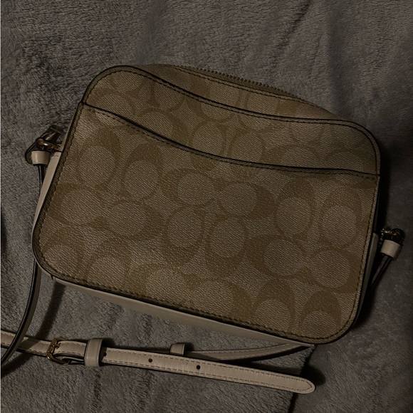 Coach Beige Signature Shoulder Bag - Picture 2 of 3